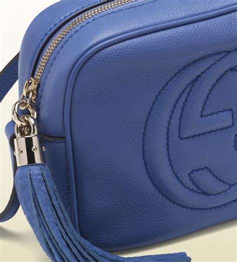 gucci periwinkle bag|gucci leather shoulder bag.